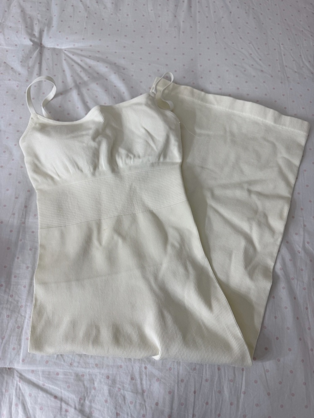 White Ribbed Slip Dress - Women Intimates & Sleepwear